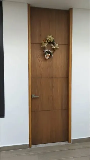 Puerta interior en madera